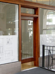Grove Arcade renovation reproduction doors