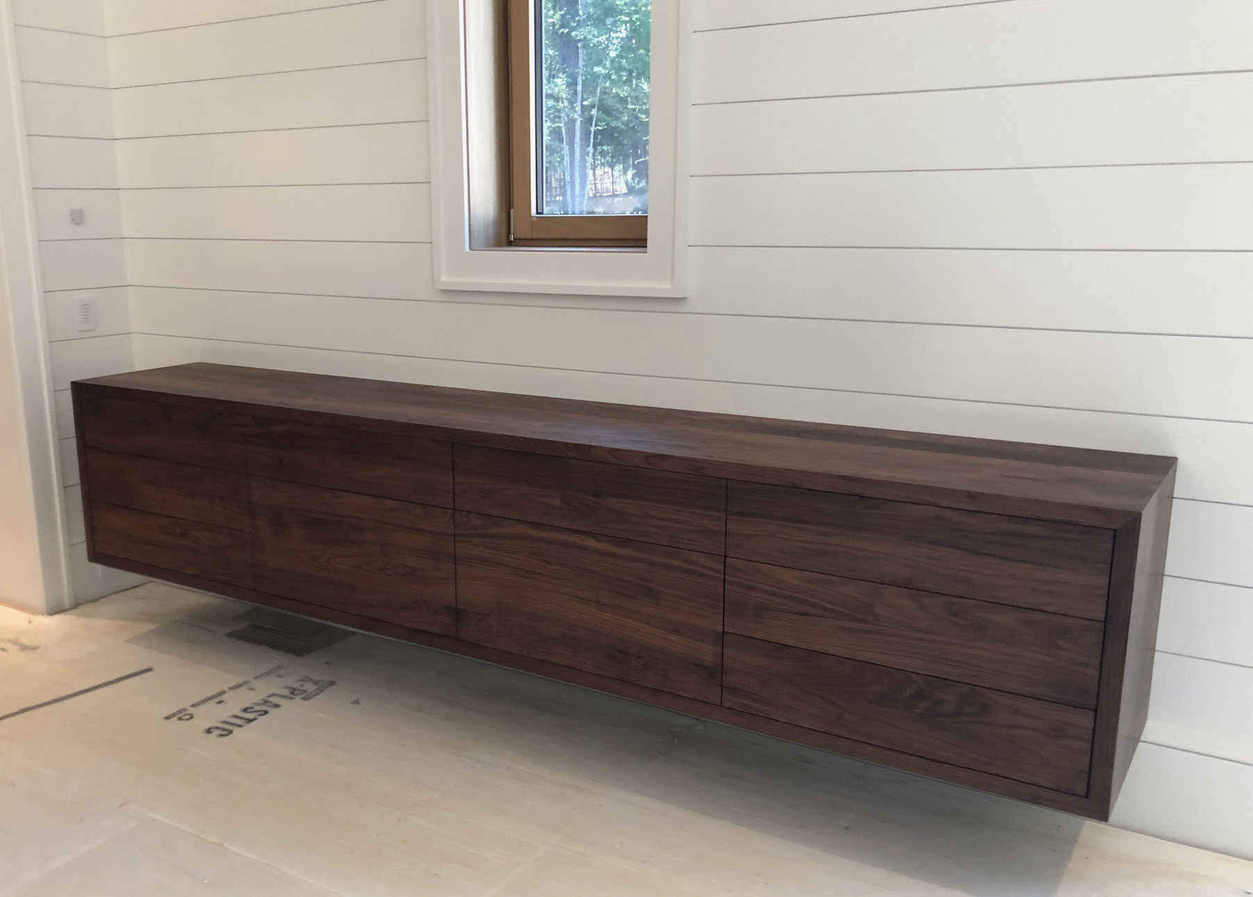 Walnut Casework for a Ramble House Architectural Woodcraft